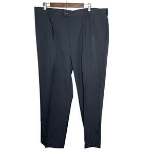 Savane slacks pants trousers men's 42 x 29 gray work wear career comfortable